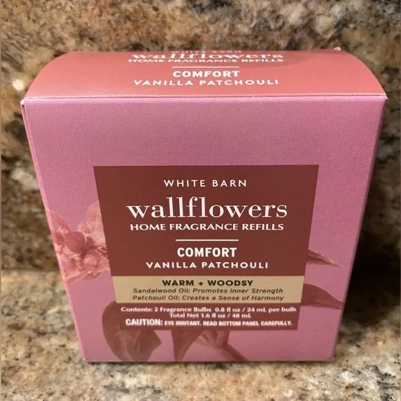 “COMFORT VANILLA PATCHOULI” BBW/WB 2-Pack Wallflowers Home Fragrance Refills NEW - Picture 3 of 7